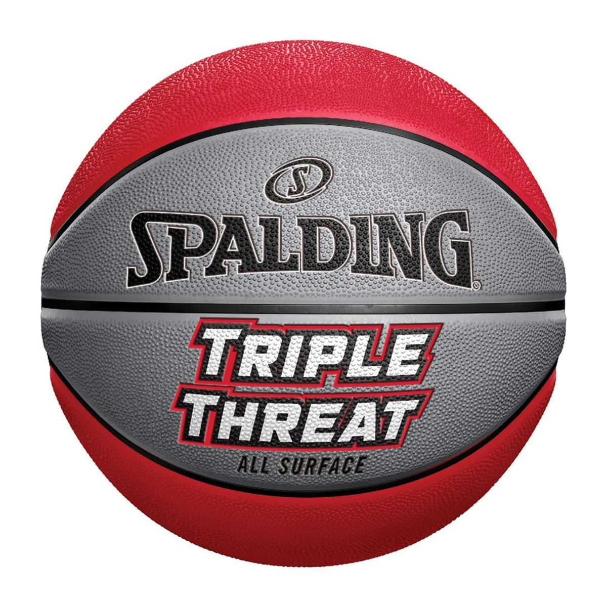 spalding_nba_triple_threat_all_surface_mpala_mpasket_indoor_outdoor_84_546z1. Spalding NBA Triple Threat All Surface Μπάλα Μπάσκετ Indoor/Outdoor 84-546Z - Image 1