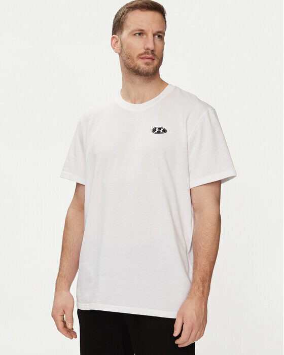 Under Armour HeavyWeight LC Patch SS Tee Ανδρικό Κοντομάνικο 1382902-100