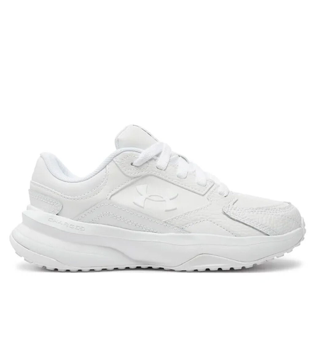 under_armour_edge_3028569_100_gynaikeia_athlitika_papoutsia_gia_proponisi_gymnastirio_leyka. Under Armour Edge Leather Γυναικείο Παπούτσι 3028569-100 - Image 1