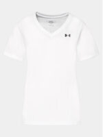 Under Armour Tech SSV-Solid Γυναικείο Τεχνικό Κοντομάνικο 1384229-100 - Image 6