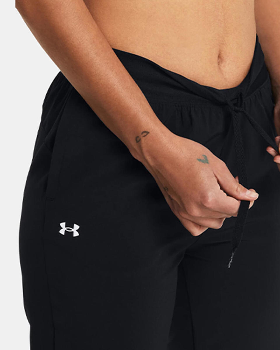 Under Armour Rival Hi-Rise Woven Pants Γυναικείο Παντελόνι Φόρμας 1382727-001 - Image 4