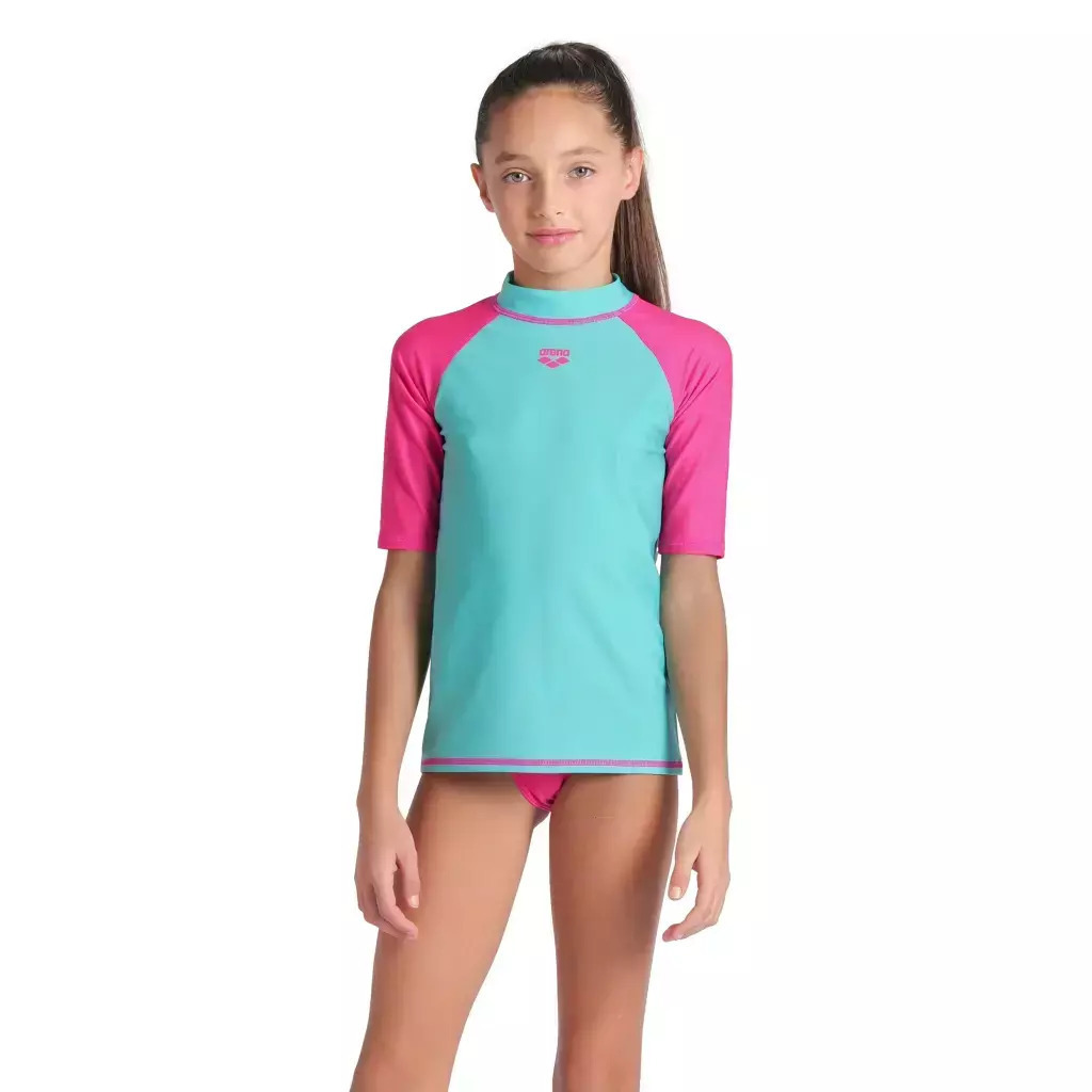 Arena Rash Vest S/S Swim Suit Παιδική Unisex Μπλούζα 006295-809 - Image 4