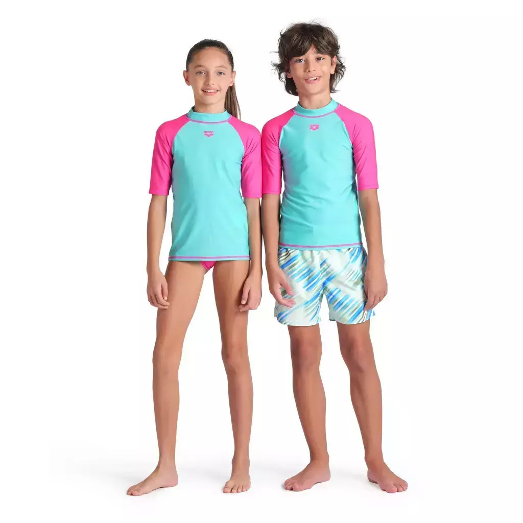 Arena Rash Vest S/S Swim Suit Παιδική Unisex Μπλούζα 006295-809 - Image 9
