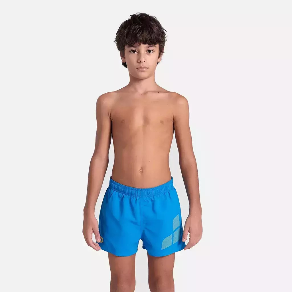 arena_paidiko_magio_vermouda_sorts_006446_861_galazio. Arena Boys Beach Short Logo Παιδικό Μαγιό Βερμούδα / Σορτς 006446-861 - Image 1