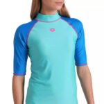 Arena Rash Vest S/S Graphic Essence Γυναικεία UV Μπλούζα 006290-808 - Image 4