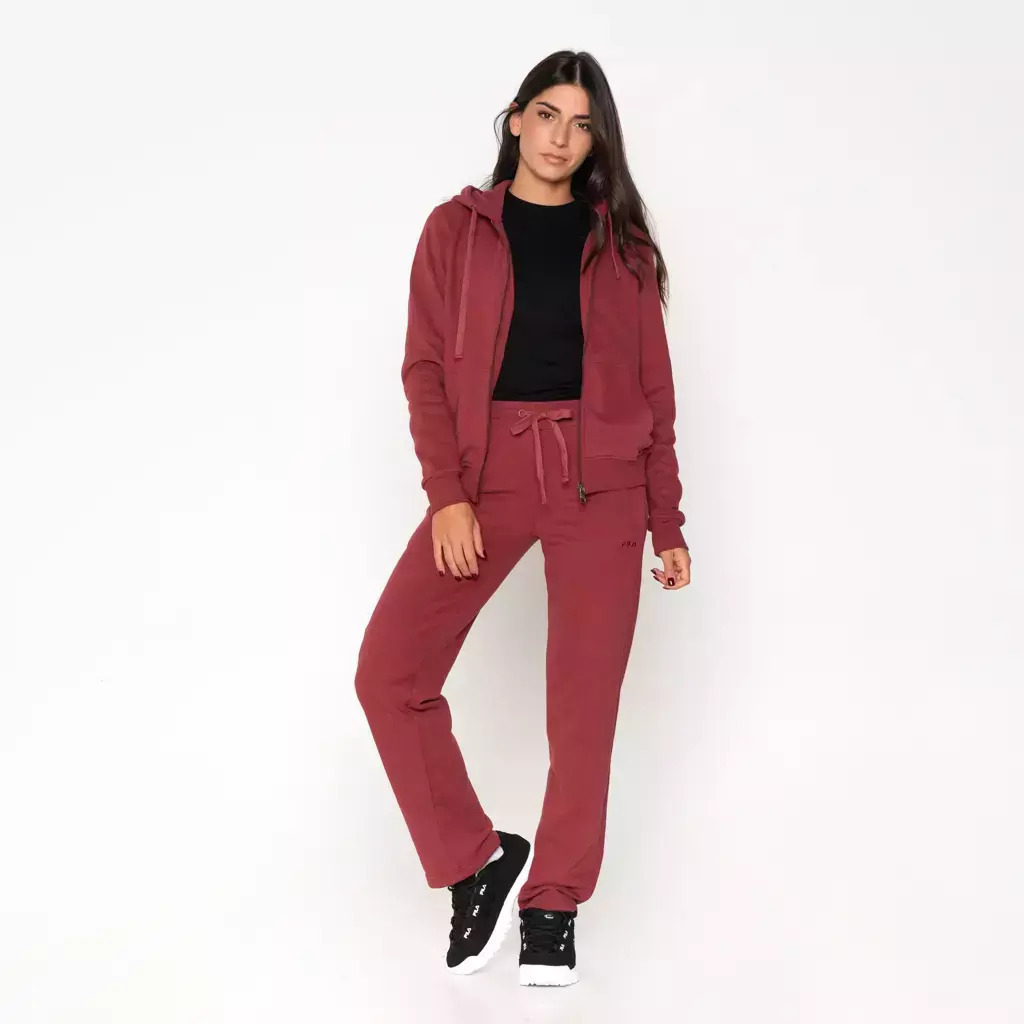 Fila Hooded Jacket Joan Γυναικεία Ζακέτα με Κουκούλα APJC0023-BORDEAU - Image 6