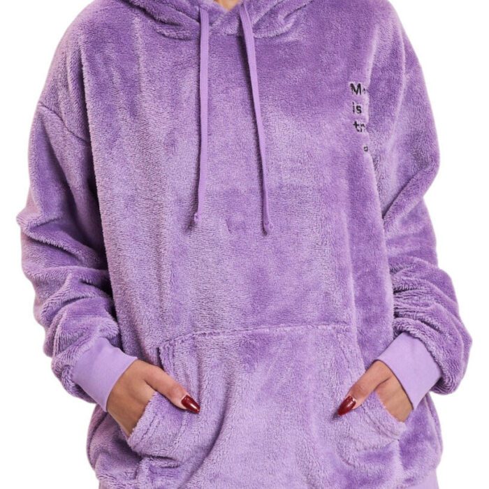 Freddy Comfort fit hoodie fleece Γυναικείο Φούτερ Με Κουκούλα F3WMCS8-L18