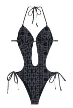 Freddy Aop Logo Γυναικείο Μαγιό Ολόσωμο FRY1WOP04-BLACK