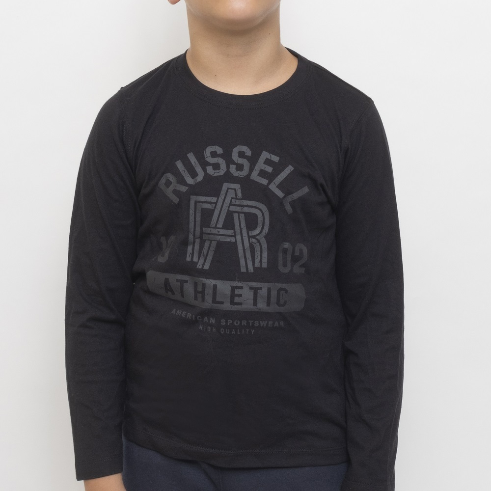 russell_athletic_paidiki_cheimerini_mplouza_makrymaniki_mayri_a3_900_2_099. Russell Athletic Παιδική Μπλούζα Μακρυμάνικη A3-900-2-099 - Image 1