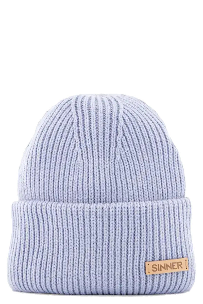 sinner_beanie_unisex_skoufos_plektos_se_galazio_chroma_siwe_354_50_50. Sinner Beanie Unisex Σκούφος Πλεκτός SIWE-354-50-50 - Image 1