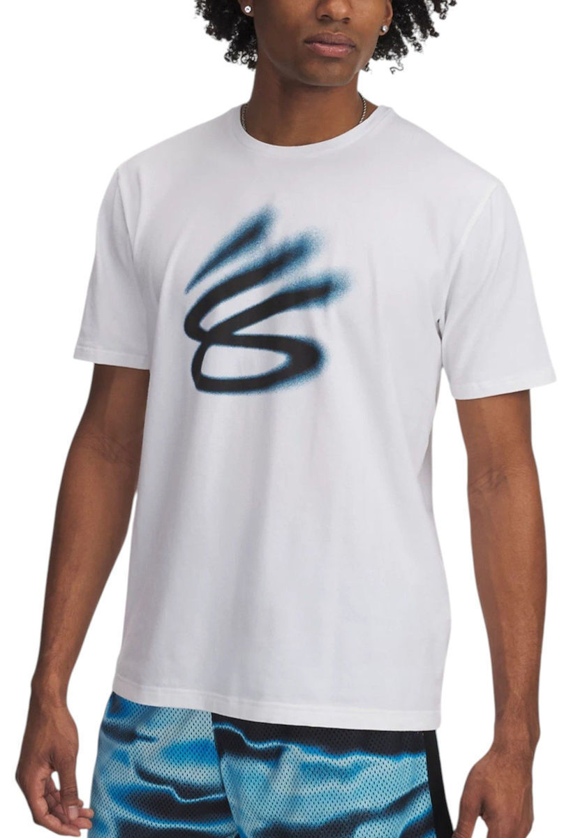 under_armour_curry_t_shirt_leyko_1390407_100. Under Armour Curry Playable Tee 1 Ανδρικό Κοντομάνικο 1390407-100 - Image 1