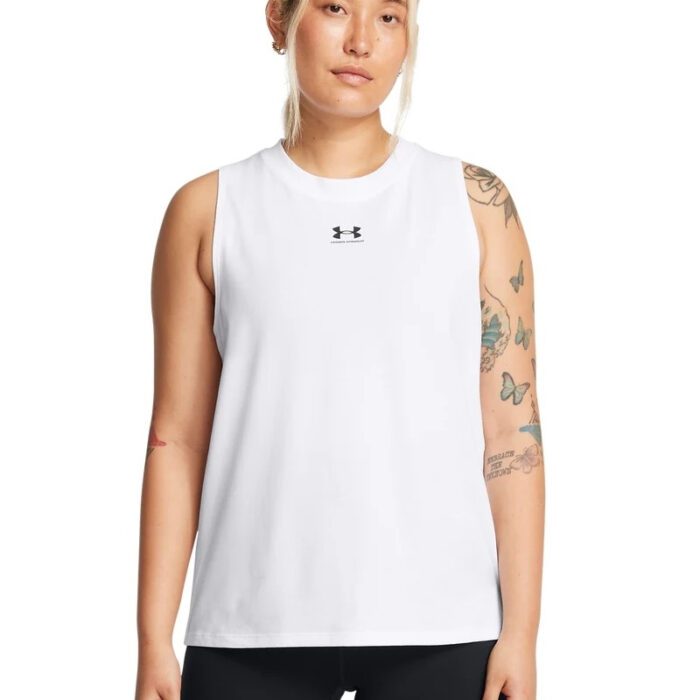 Under Armour Rival Muscle Tank Γυναικείο Αμάνικο Τιράντακι 1383659-100