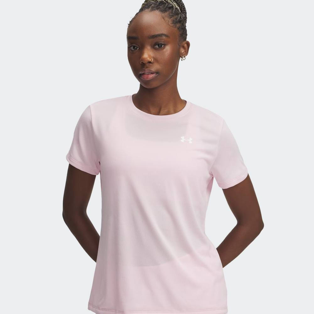 under_armour_gynaikeia_athlitiki_mplouza_fast_drying_roz_1384231_647. Under Armour Tech SSC - Solid Γυναικείο Κοντομάνικο 1384231-647 - Image 1