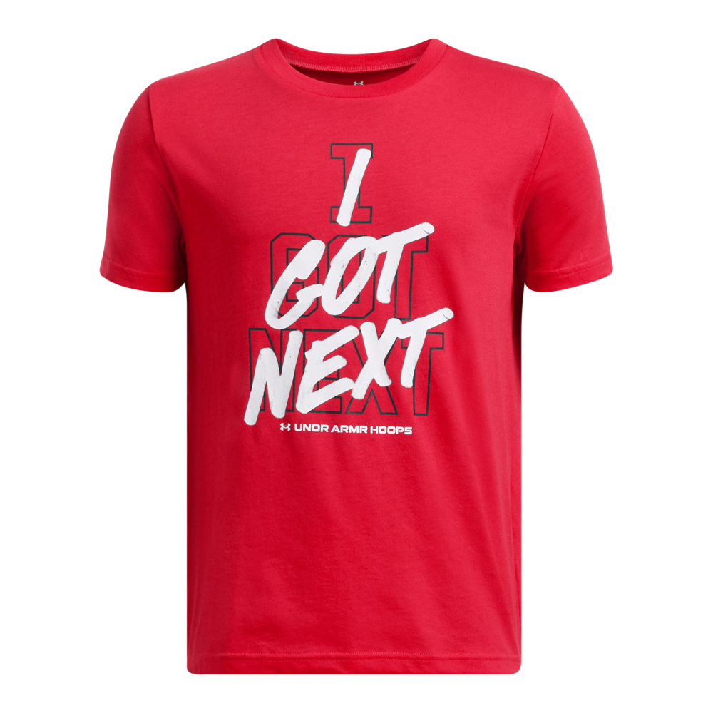 under_armour_paidiko_t_shirt_kokkino_1389992_600. Under Armour B Hoops Next SS Ανδρικό Κοντομάνικο 1389992-600 - Image 1