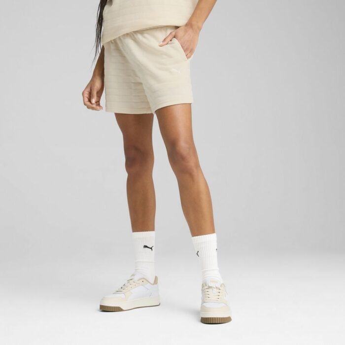 Puma Ess Elevated High-Rise Structured Shorts 5" Γυναικείο Σορτς 685028-87