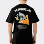 Bee Unusual ”The Sharks Are Vegan” Relaxed T-shirt Ανδρικό Κοντομάνικο AT-251323 - Image 3