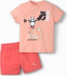 Puma Paw Infants Set Βρεφικό Σετ Κοντομάνικο Κορίτσι 599815-26