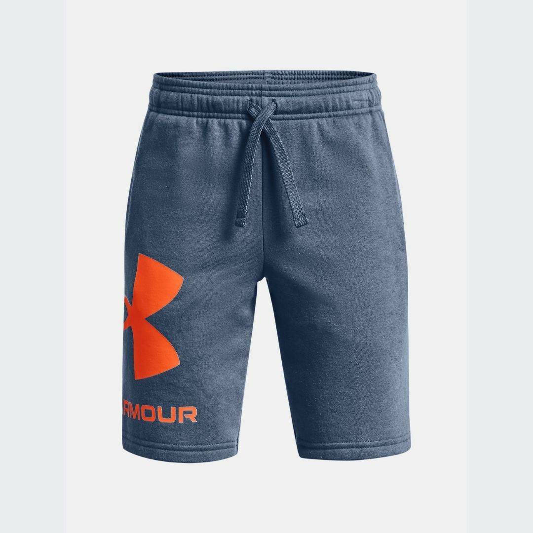 under_armour_athlitiko_paidiko_sorts_vermouda_gia_agori_mple_1359065_496. Under Armour Rival Fleece Logo Shorts Παιδική Βερμούδα Αγόρι 1359065-496 - Image 1