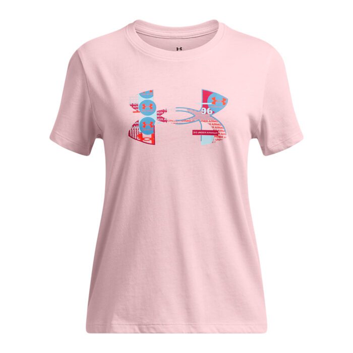 Under Armour Big Logo Fill SS Tee Παιδικό Κοντομάνικο Κορίτσι 1389769-647