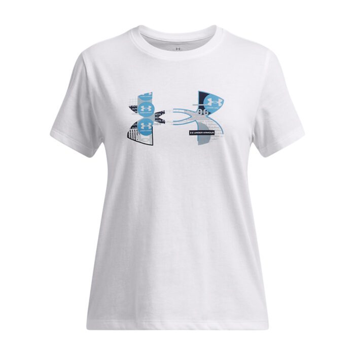 Under Armour Big Logo Fill SS Tee Παιδικό Κοντομάνικο Κορίτσι 1389769-100