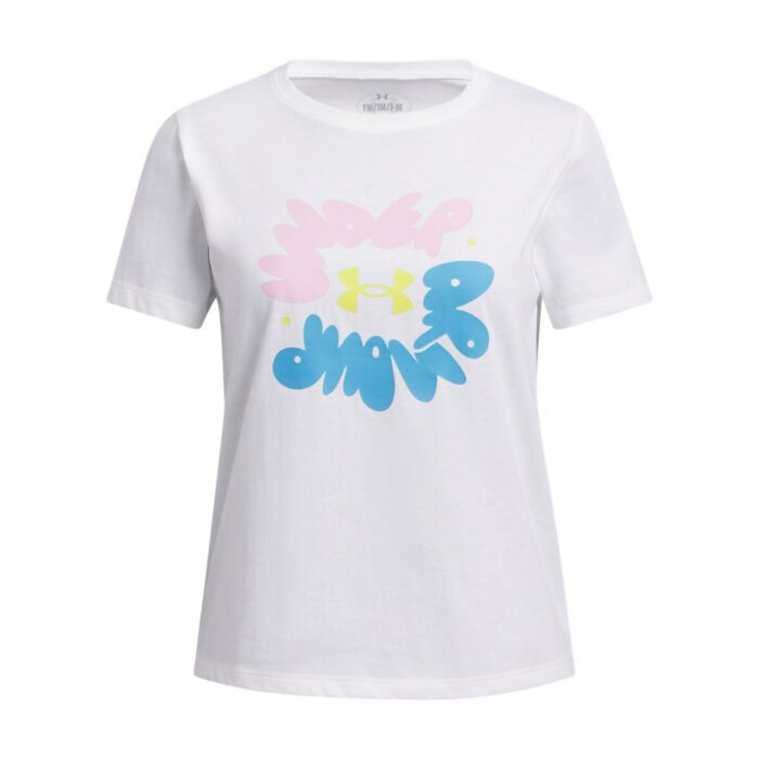 Under Armour Bubble Wordmark SS Tee Παιδικό Κοντομάνικο Κορίτσι 1389765-100