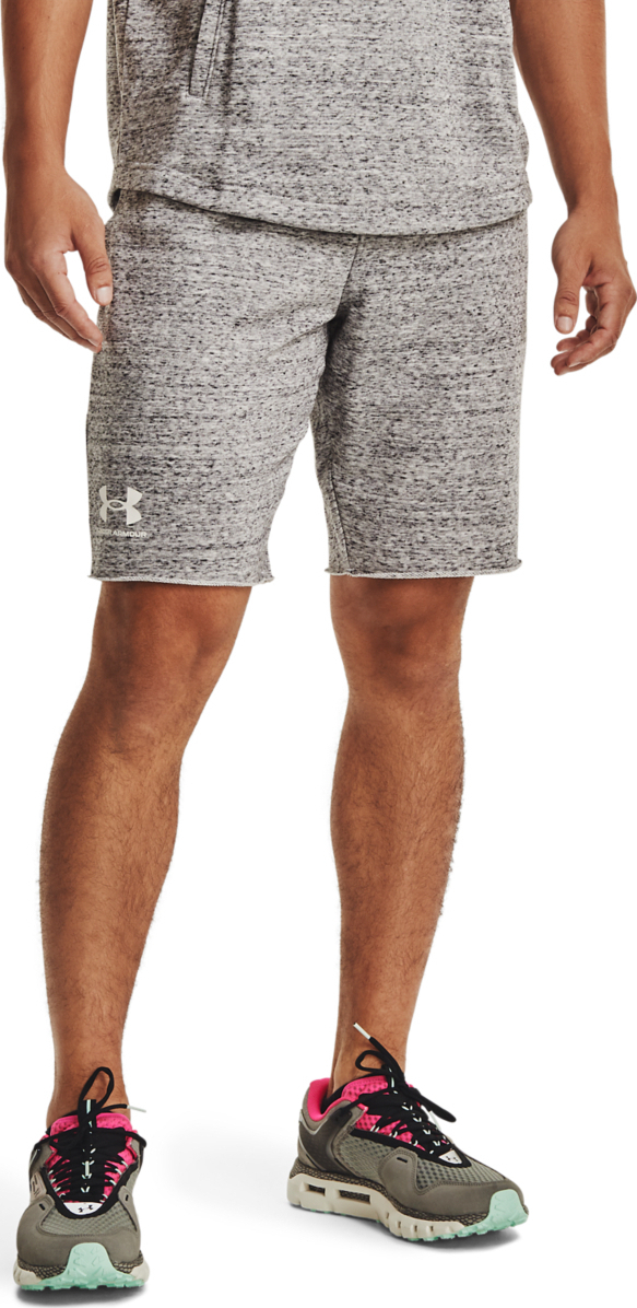 under_armour_rival_terry_athlitiki_andriki_vermouda_gri_1361631_112. Under Armour Rival Terry Short Ανδρική Βερμούδα 1361631-112 - Image 1