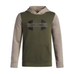 Under Armour Rival Fleece Colorblock Grephic Hoodie Παιδικό Φούτερ Αγόρι 6004994-390