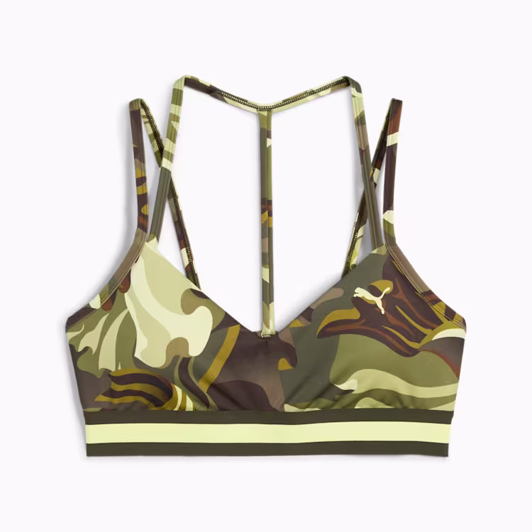 FLORAL-RIBBON-Low-Support-Bra-527494-70.3 Puma Floral Ribbon Bra Γυναικείο Μπούστο 527494-70 - Image 1