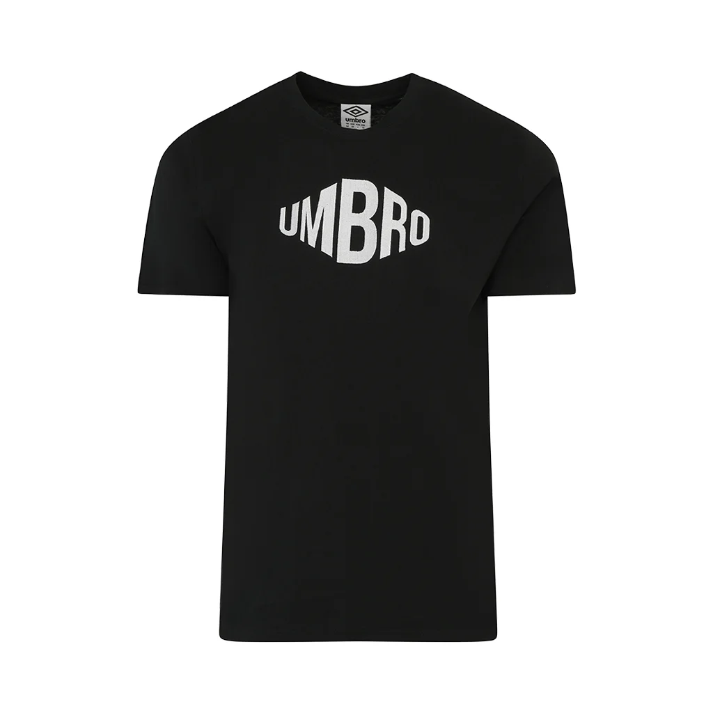 UMAV1026-BLACK_1 Umbro Big Logo SS Tee Ανδρικό Κοντομάνικο UMAV1026-BLACK - Image 1