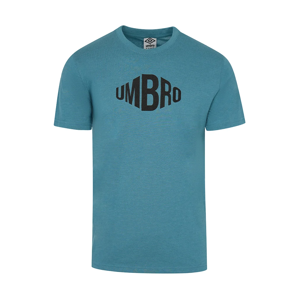 UMAV1026-PETROLM_1 Umbro Big Logo SS Tee Ανδρικό Κοντομάνικο UMAV1026-PETROLM - Image 1