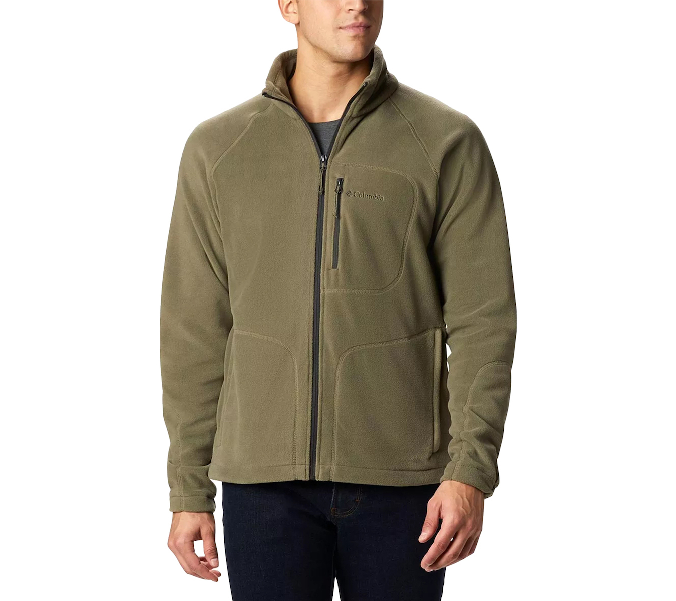 columbia_fast_trek_ii_andriki_zaketa_fleece_olive_am3039_397. Columbia Fast Trek™ II Full-Zip Fleece Ανδρική Ζακέτα AM3039-397 - Image 1