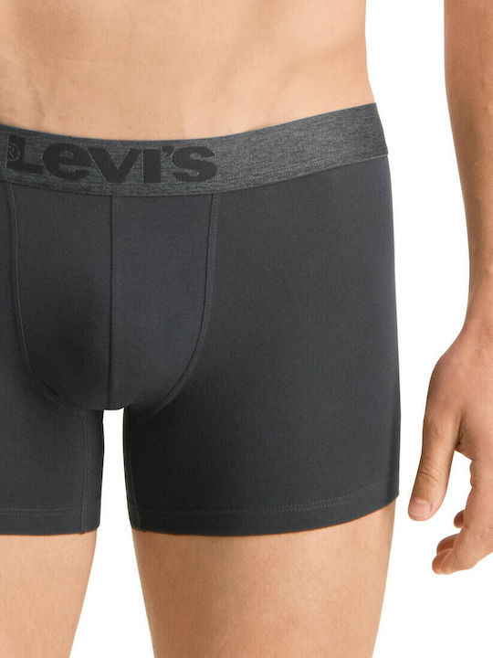 Levi's Men MEL WB Boxer Brief Organic Cotton 2 Pack Ανδρικό Μπόξερ 701203923-002 - Image 5