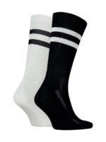Levis Regular Cut Sport Stripe Socks 2P Unisex Κάλτσες 701226930-001 - Image 3