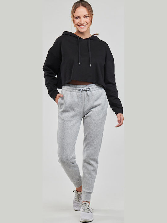 Under Armour Rival Fleece Jogger Γυναικείο Παντελόνι Φόρμας με Λάστιχο  1379438-012 - Image 4