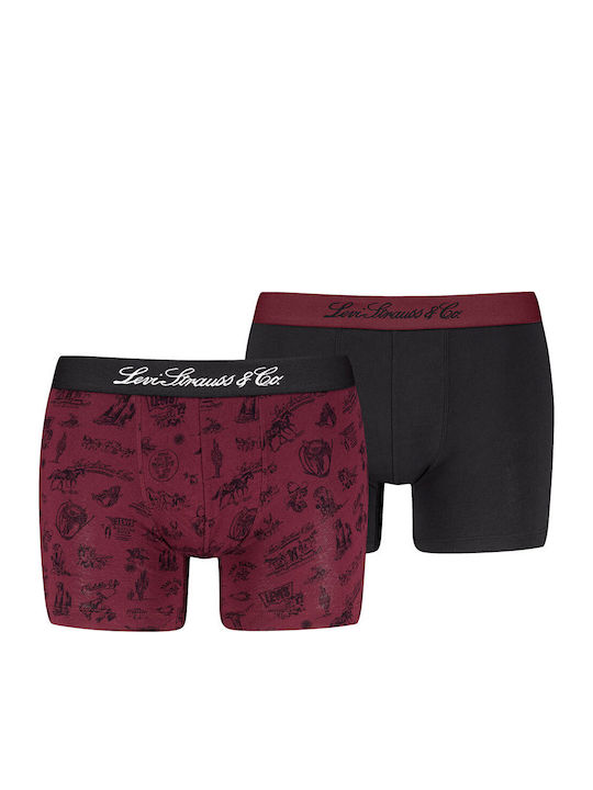 Levi's Men Wstrn Icon AOP Boxer Brief 2 Pack Ανδρικό Μπόξερ 701235950-002 - Image 2