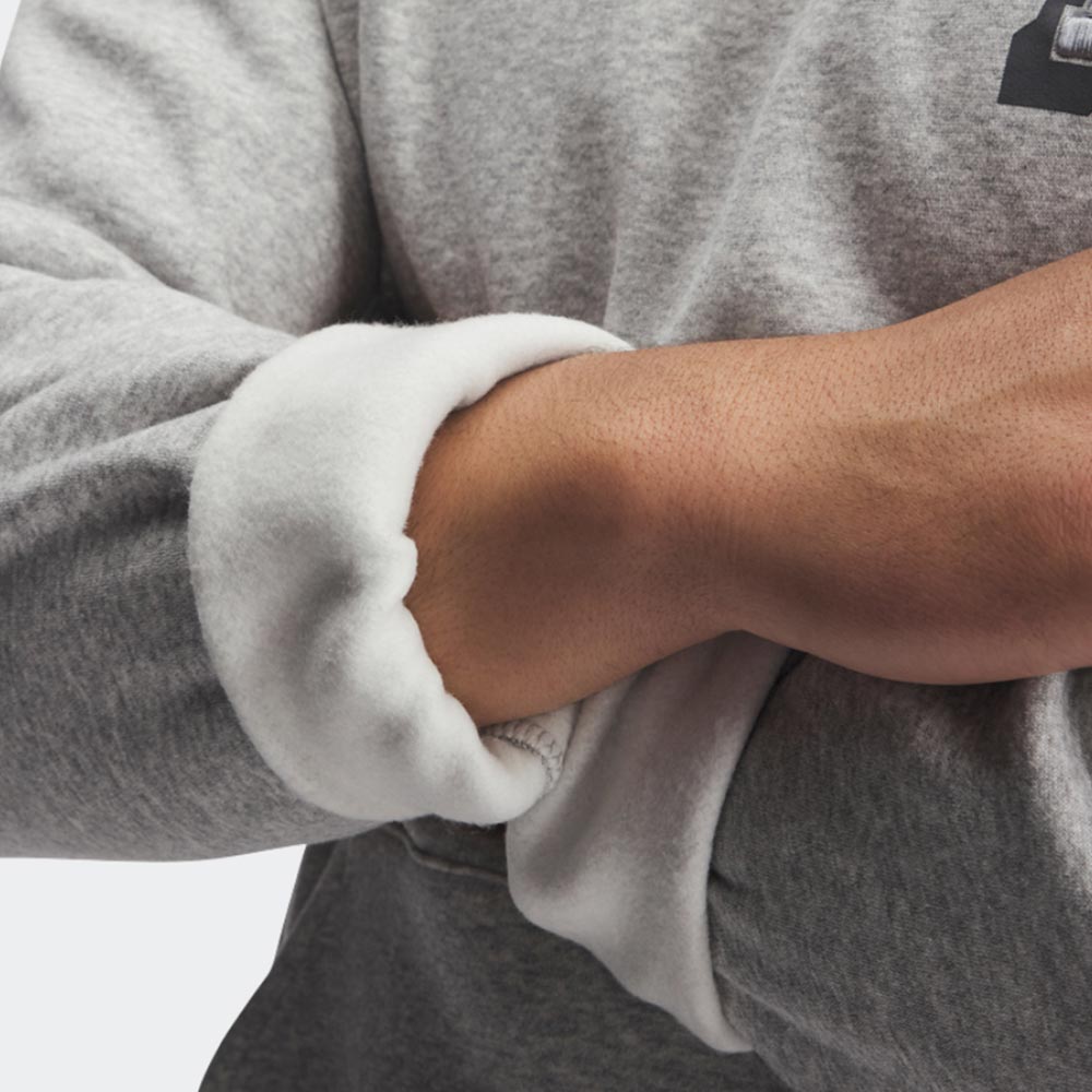 Under Armour Icon Fleece Graphic Top Ανδρικό Φούτερ Κουκούλα 6007591-011 - Image 4