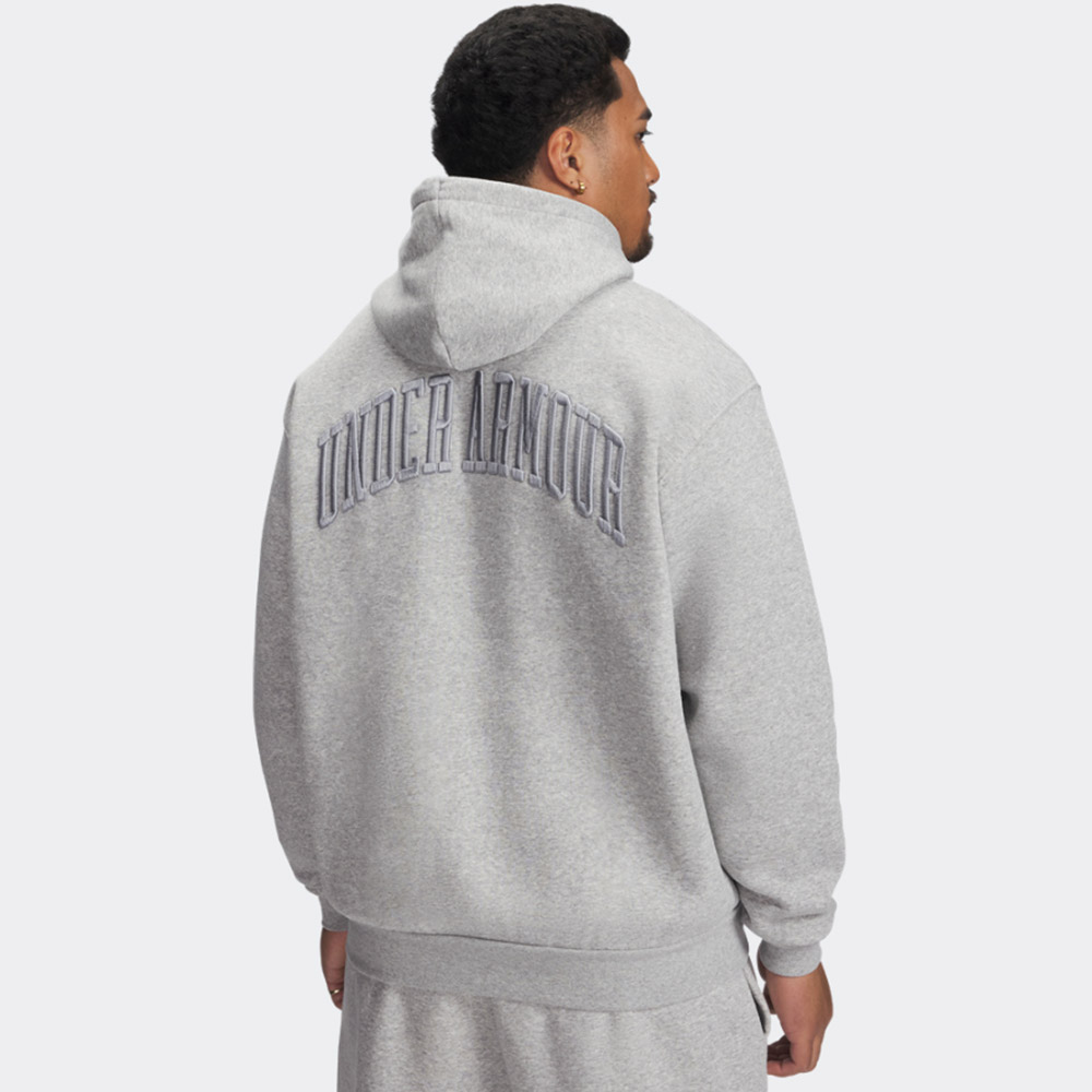 Under Armour Icon Fleece Graphic Top Ανδρικό Φούτερ Κουκούλα 6007591-011 - Image 2