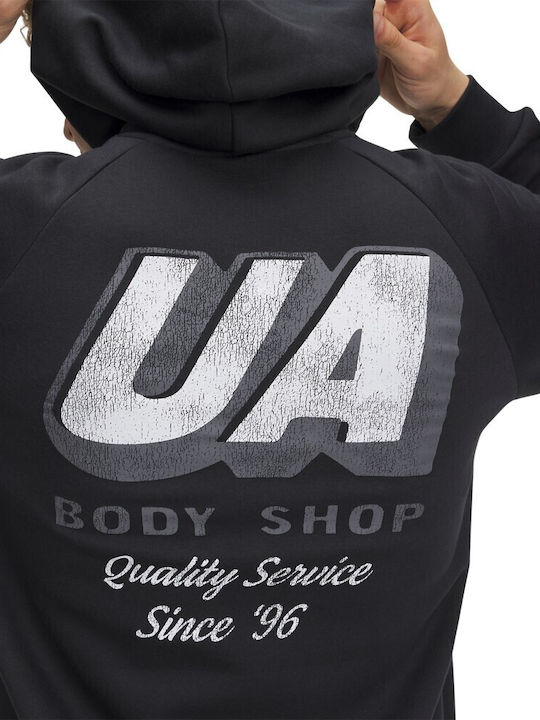 Under Armour Rival Fleece HBR Logo Hoodie Ανδρικό Φούτερ Κουκούλα 6003955-001 - Image 4