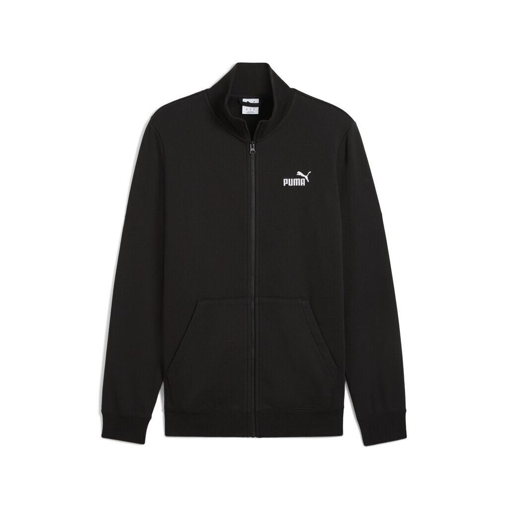 puma_fouter_fleece_mayri_682582_01. Puma ESS No.1 Logo Track Jacket Ανδρική Ζακέτα 682582-01 - Image 1