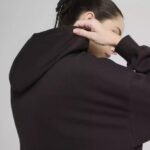 Puma ESS Logo Oversized Hoodie FL Γυναικείο Φούτερ Κουκούλα 685398-01 - Image 5