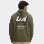 Under Armour Rival Fleece HBR Logo Hoodie Ανδρικό Φούτερ Κουκούλα 6003955-390 - Image 3
