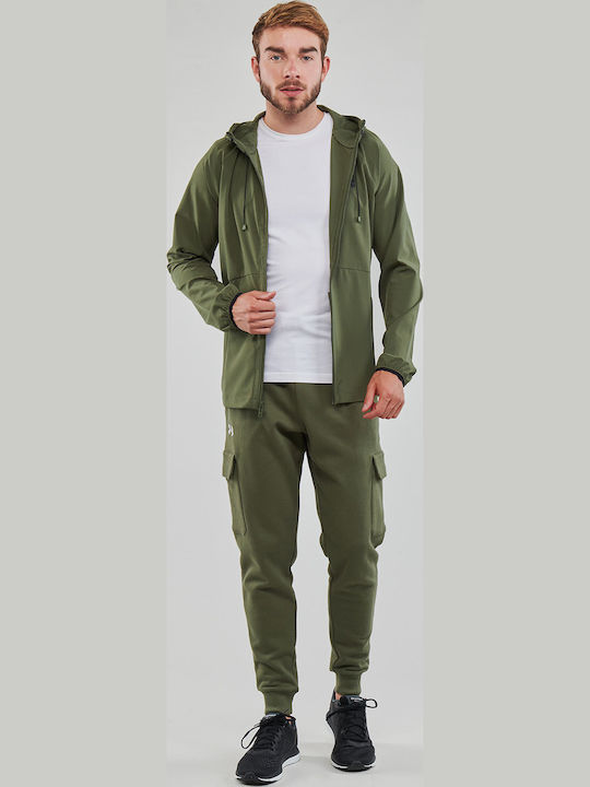 under_armour_cargo_panteloni_formas_me_lasticho_chaki_1382134_390.1 Under Armour Rival Fleece Cargo Jogger Ανδρικό Παντελόνι Φόρμας Με Πλαινή Τσέπη 1382134-390 - Image 1