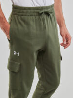 Under Armour Rival Fleece Cargo Jogger Ανδρικό Παντελόνι Φόρμας Με Πλαινή Τσέπη 1382134-390 - Image 5