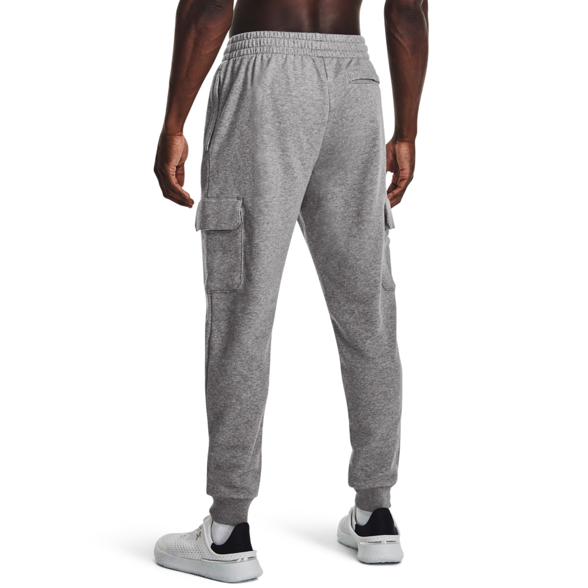 Under Armour Rival Fleece Cargo Jogger Ανδρικό Παντελόνι Φόρμας Με Πλαινή Τσέπη 1382134-026 - Image 3