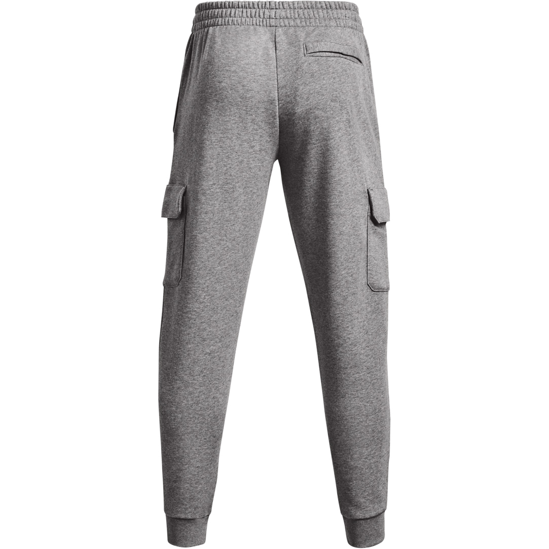 Under Armour Rival Fleece Cargo Jogger Ανδρικό Παντελόνι Φόρμας Με Πλαινή Τσέπη 1382134-026 - Image 7