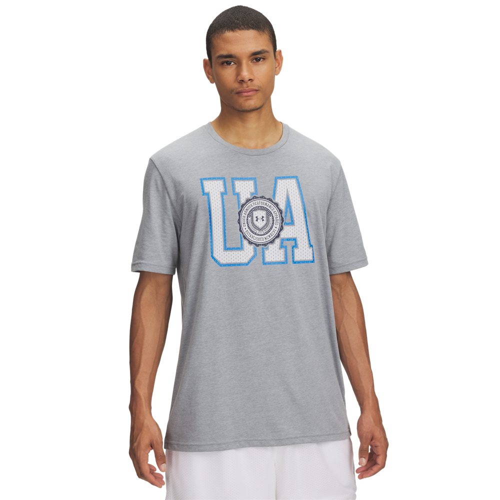 under_armour_college_crest_logo_6005611-035.1 Under Armour College Crest Logo SS T-shirt Ανδρικό Κοντομάνικο 6005611-035 - Image 1