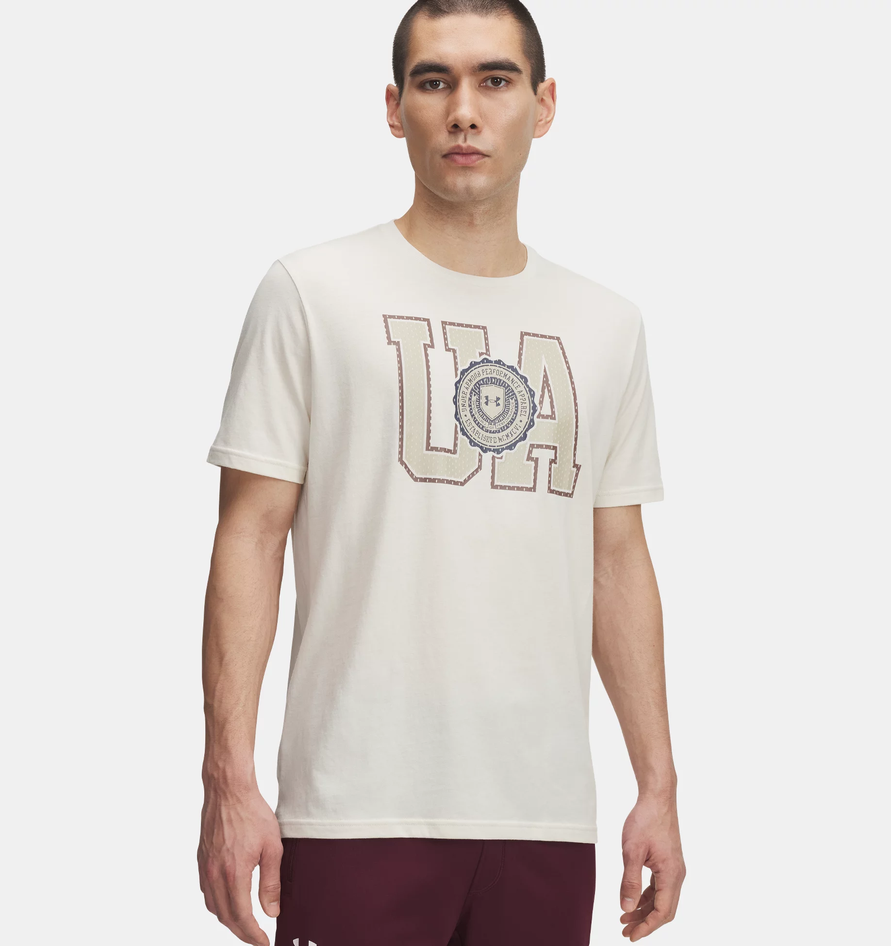 under_armour_college_logo_6005611-279.1 Under Armour College Crest Logo SS T-shirt Ανδρικό Κοντομάνικο 6005611-279 - Image 1