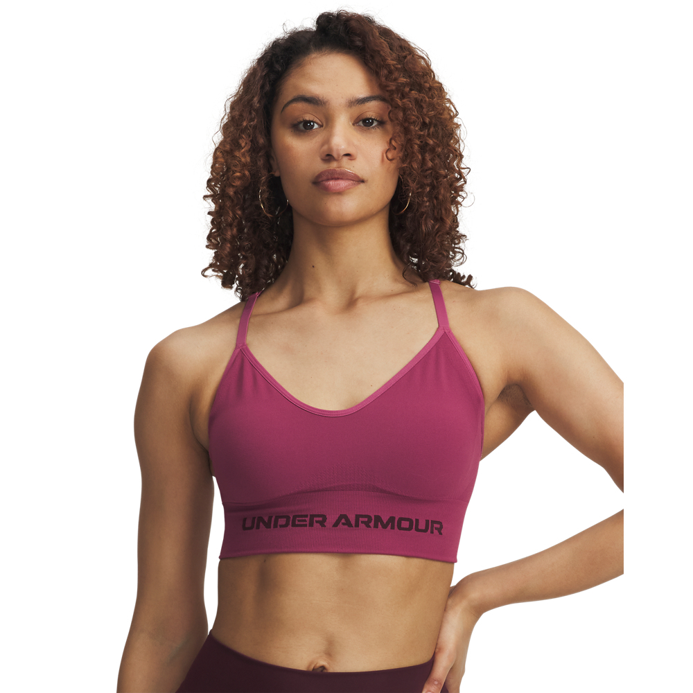 under_armour_gynaikeio_athlitiko_mpoustaki_mpornto_me_afairoumeni_enischysi_1384417_659. Under Armour Vanish Seamless Low Bra Γυναικείο Μπούστο 1384417-659 - Image 1