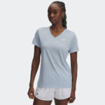 Under Armour Tech SSV-Solid Γυναικείο Τεχνικό Κοντομάνικο 1384229-453