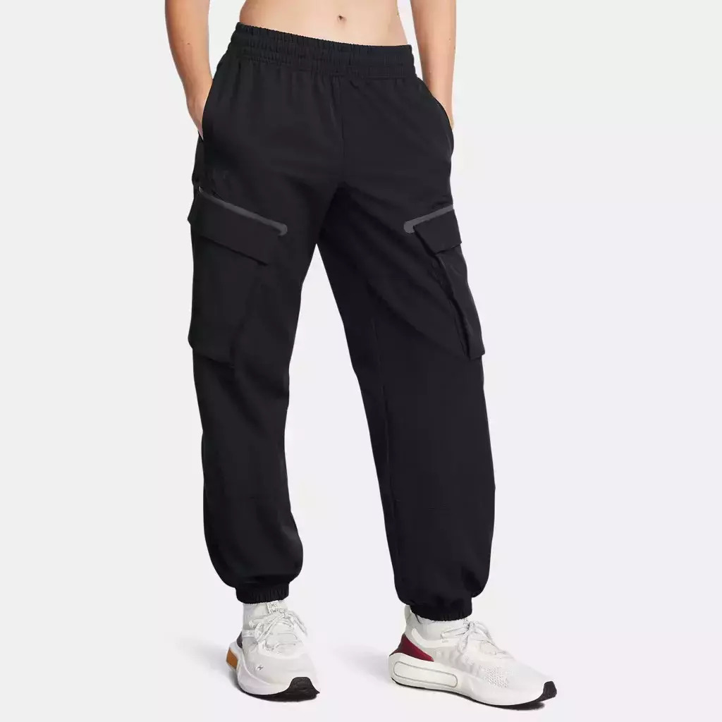 under_armour_panteloni_formas_mayro_1386481_001. Under Armour Unstoppable Cargo Pants Γυναικείο Παντελόνι 1386481-001 - Image 1